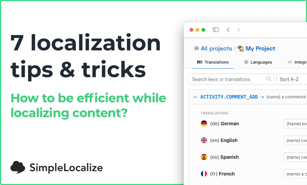 7 tips to make your localization work more productive