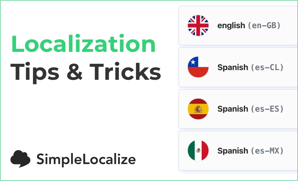 Localization: Tips & Tricks